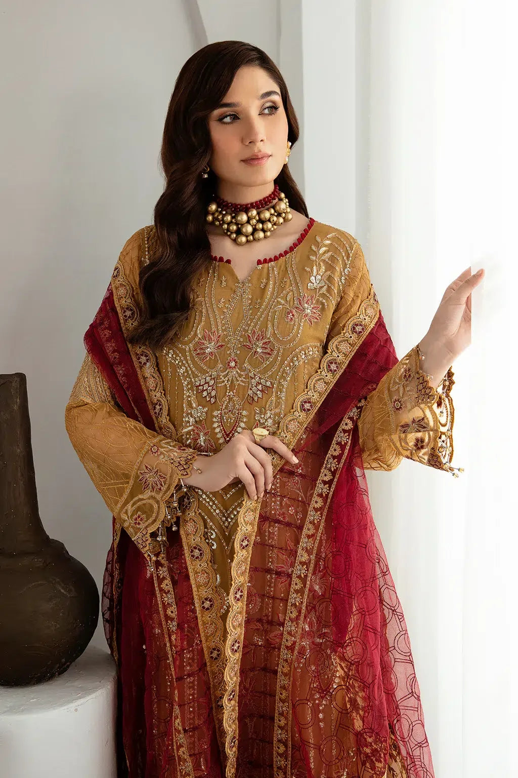 Ramsha | Rangoon Chiffon Collection | D-1110 - Aqsa Fabrics
