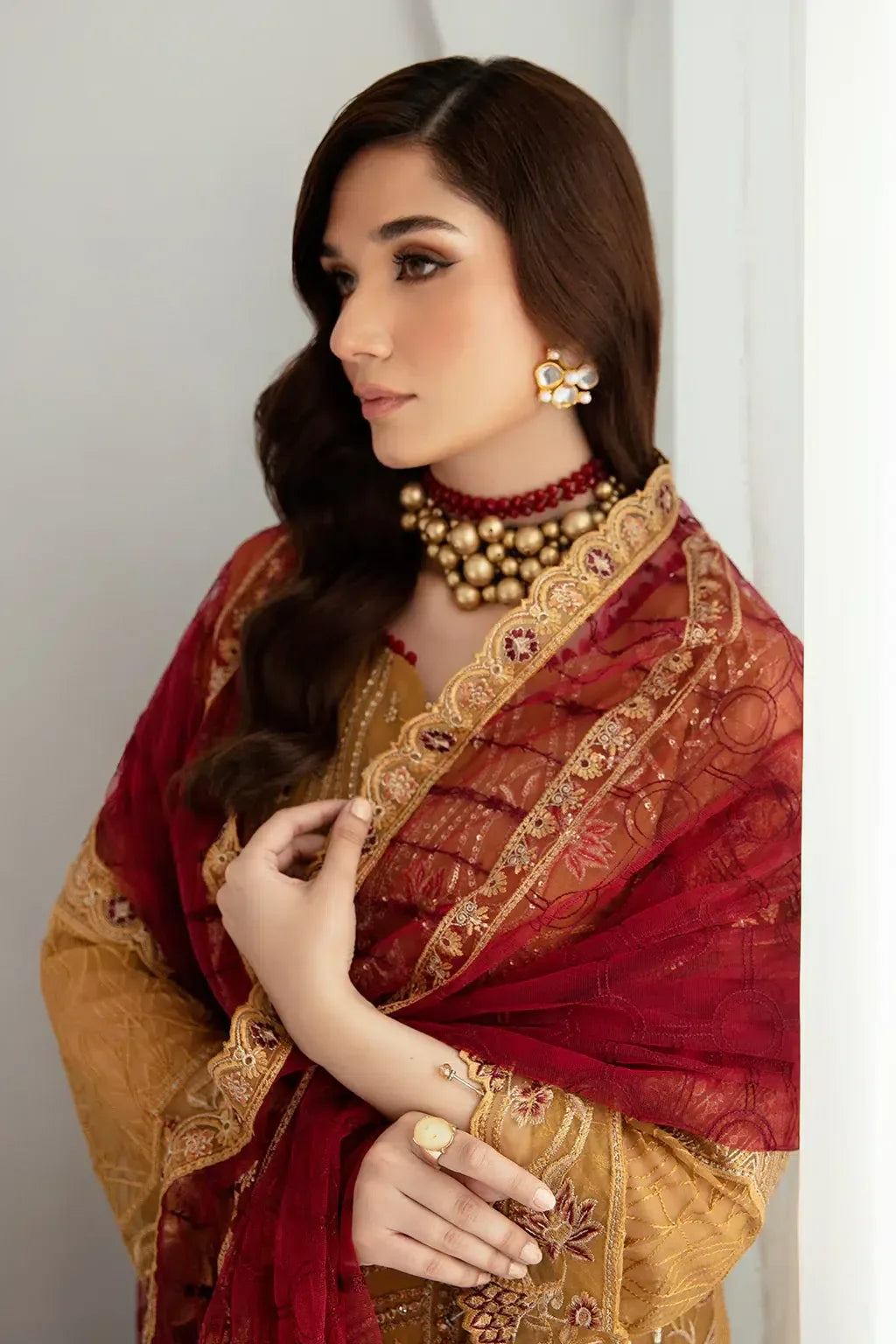 Ramsha | Rangoon Chiffon Collection | D-1110 - Aqsa Fabrics