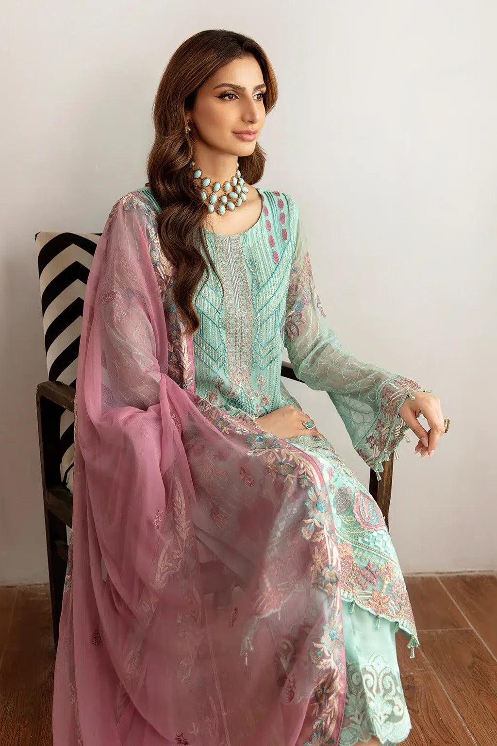 Ramsha | Rangoon Chiffon Collection | D-1107 - Aqsa Fabrics