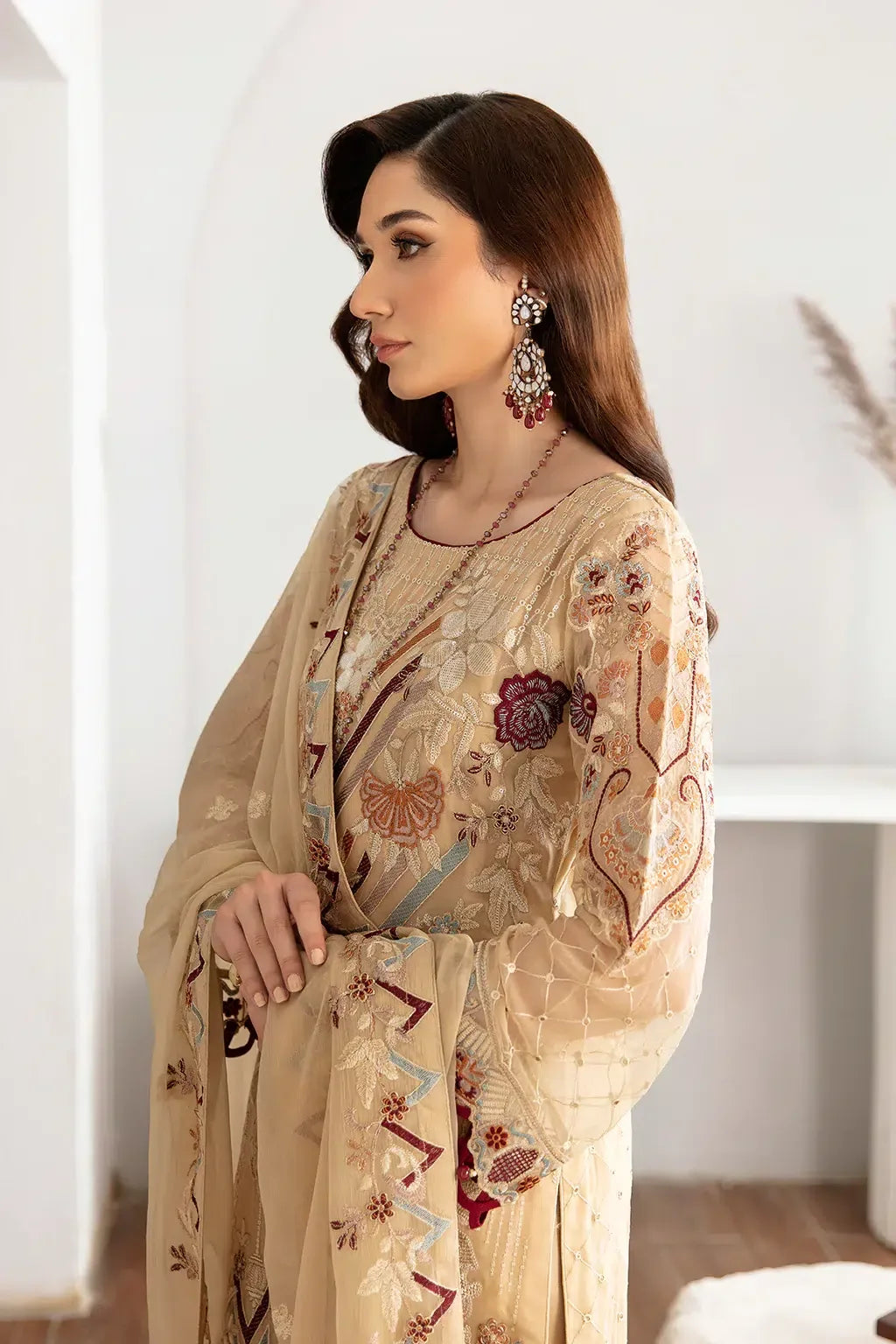Ramsha | Rangoon Chiffon Collection | D-1108 - Aqsa Fabrics