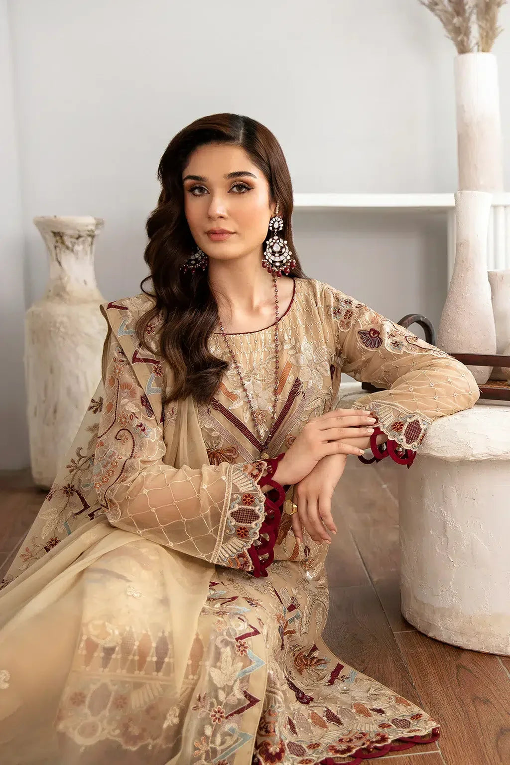 Ramsha | Rangoon Chiffon Collection | D-1108 - Aqsa Fabrics