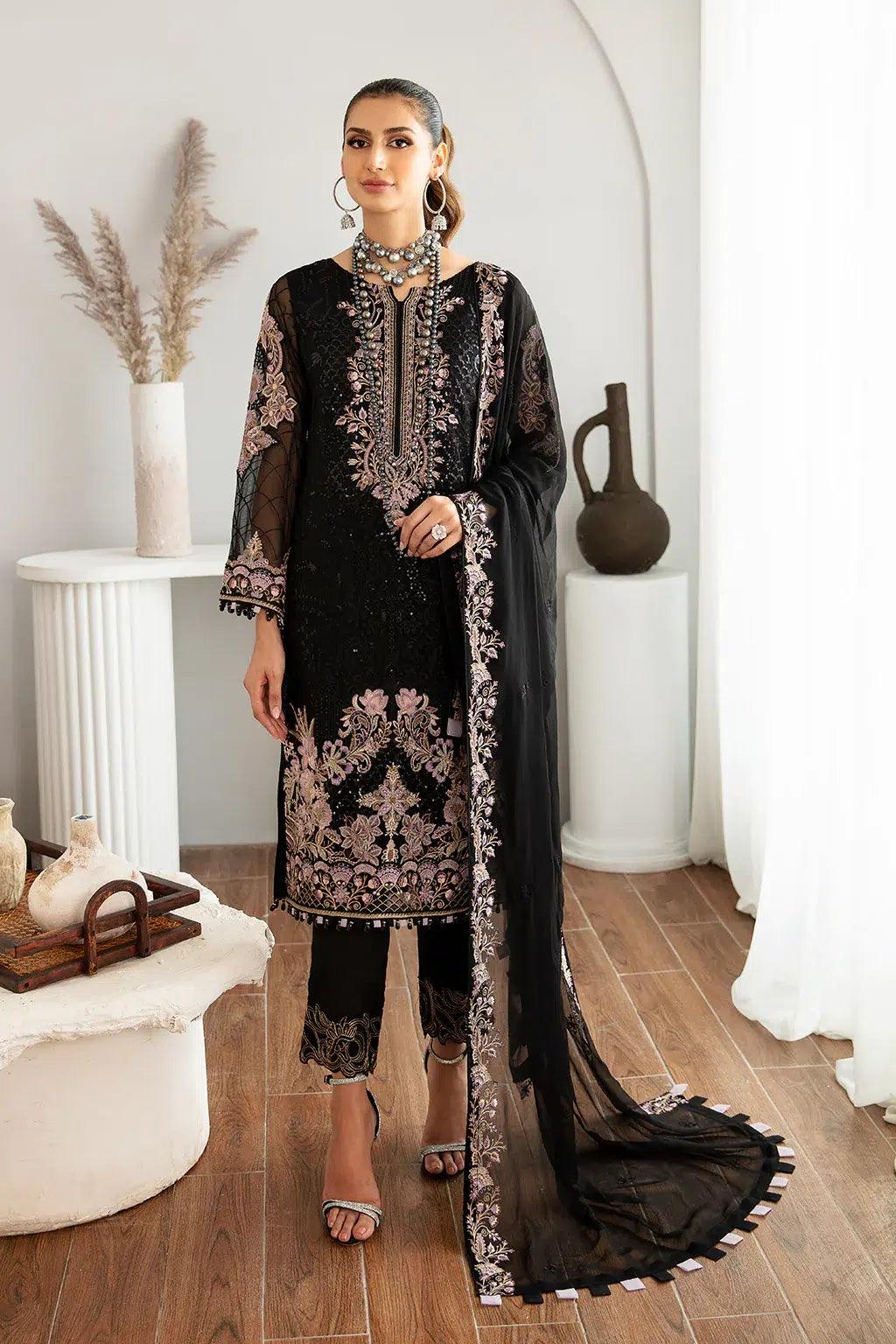 Ramsha | Rangoon Chiffon Collection | D-1106 - Aqsa Fabrics