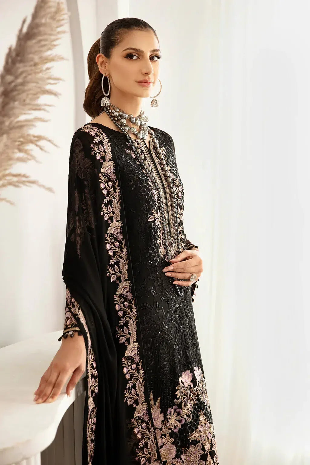 Ramsha | Rangoon Chiffon Collection | D-1106 - Aqsa Fabrics