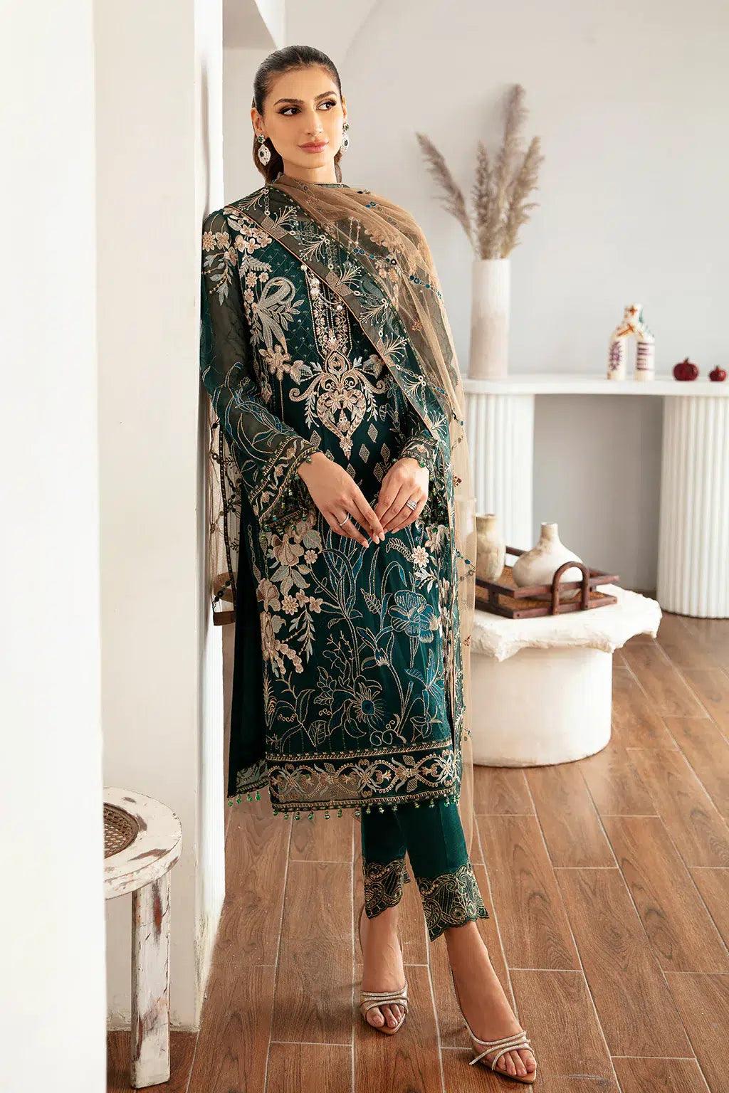 Ramsha | Rangoon Chiffon Collection | D-1101 - Aqsa Fabrics