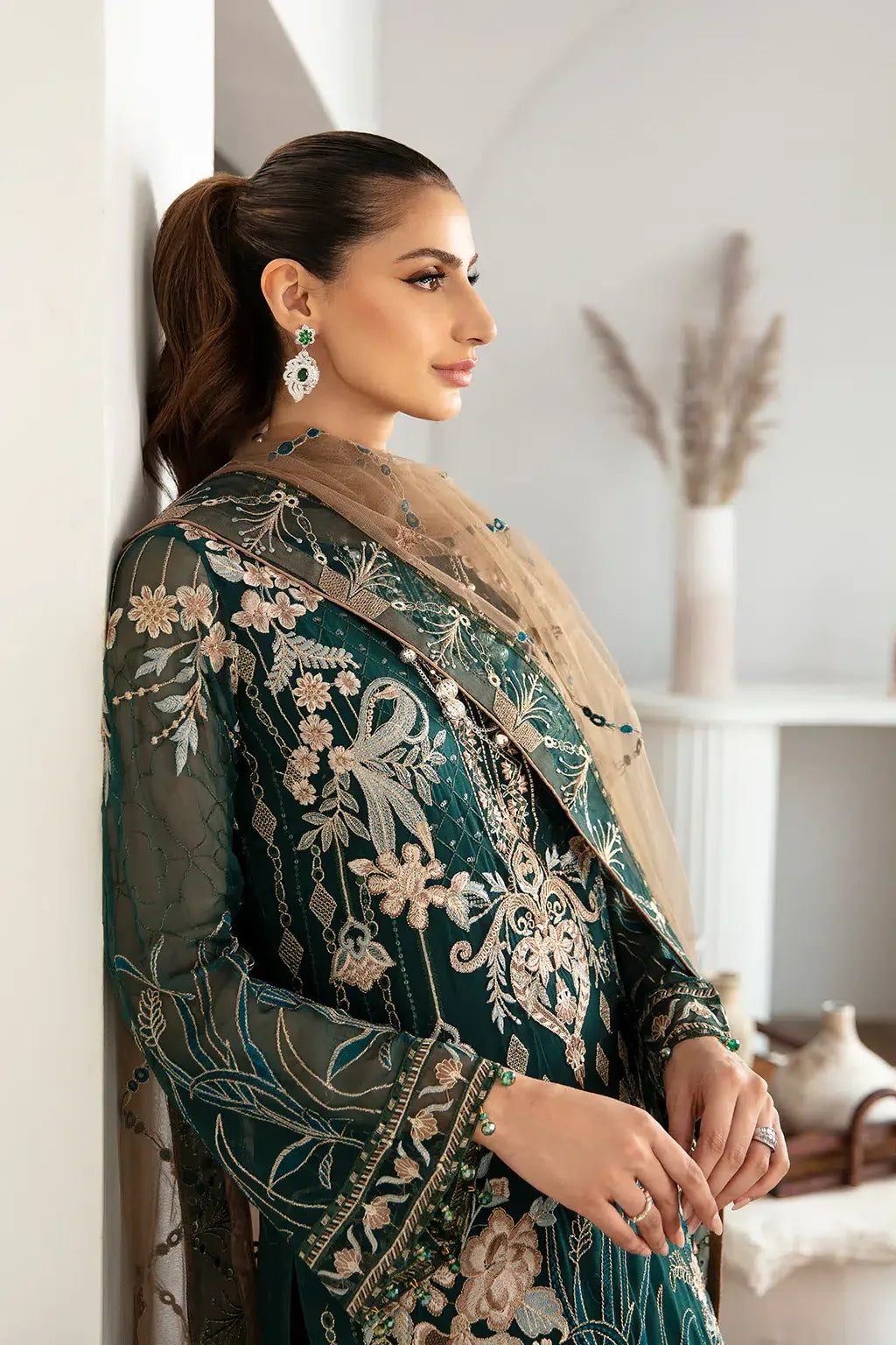 Ramsha | Rangoon Chiffon Collection | D-1101 - Aqsa Fabrics