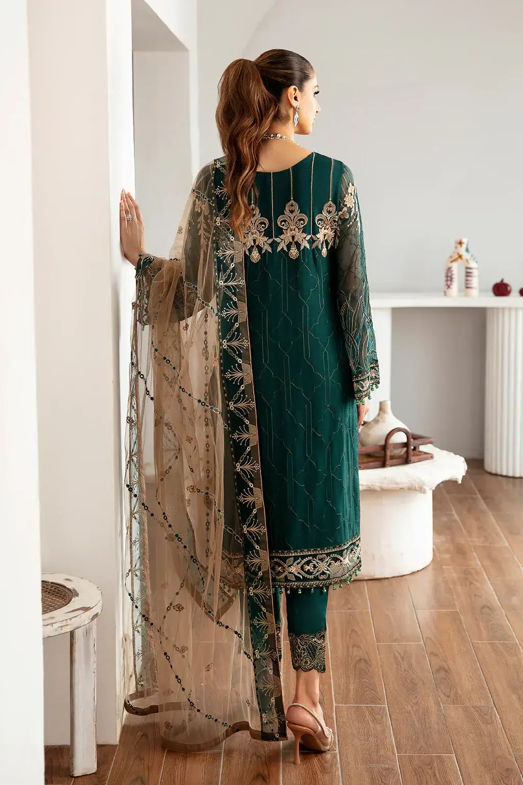 Ramsha | Rangoon Chiffon Collection | D-1101 - Aqsa Fabrics