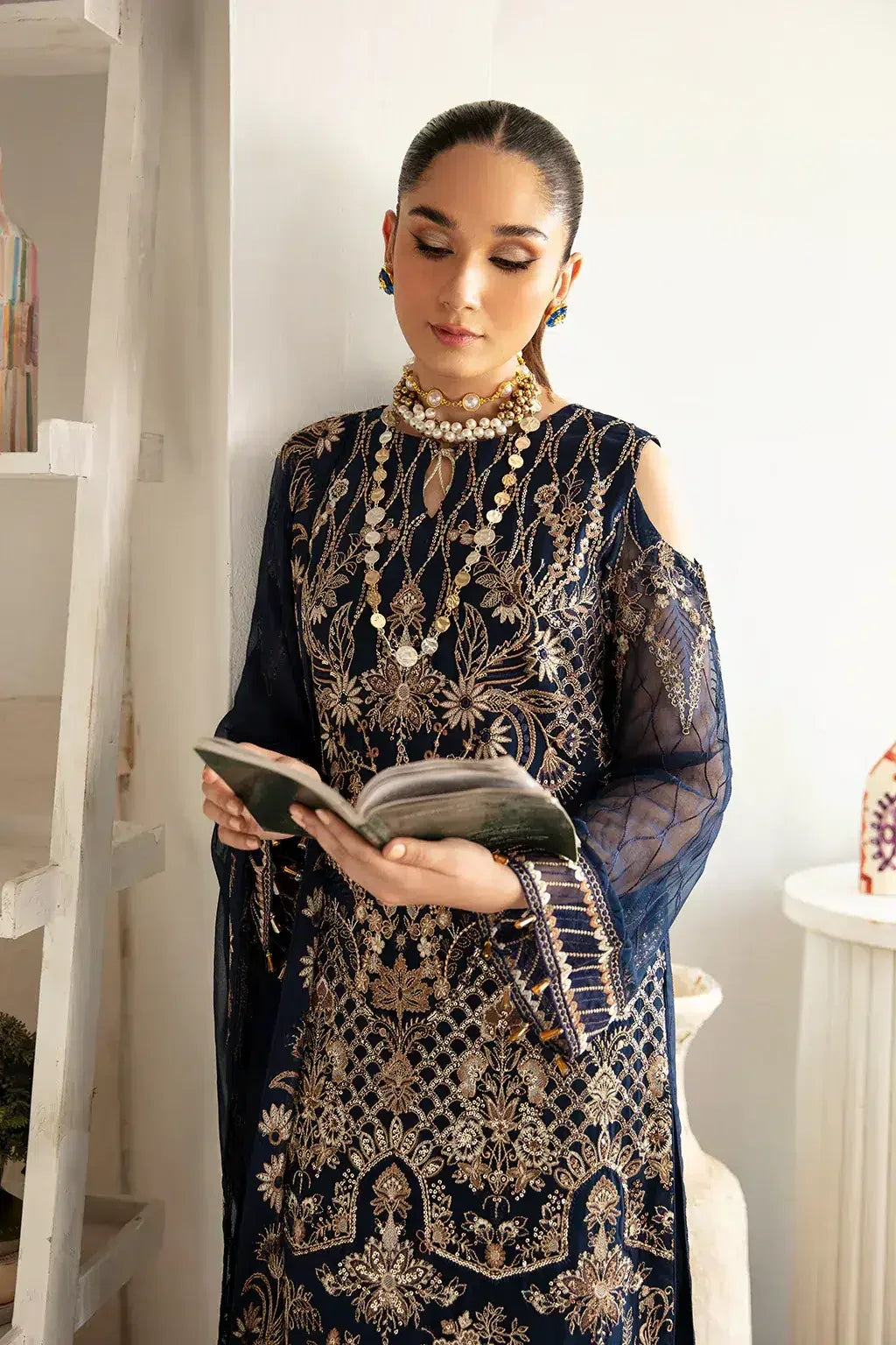Ramsha | Rangoon Chiffon Collection | D-1111 - Aqsa Fabrics