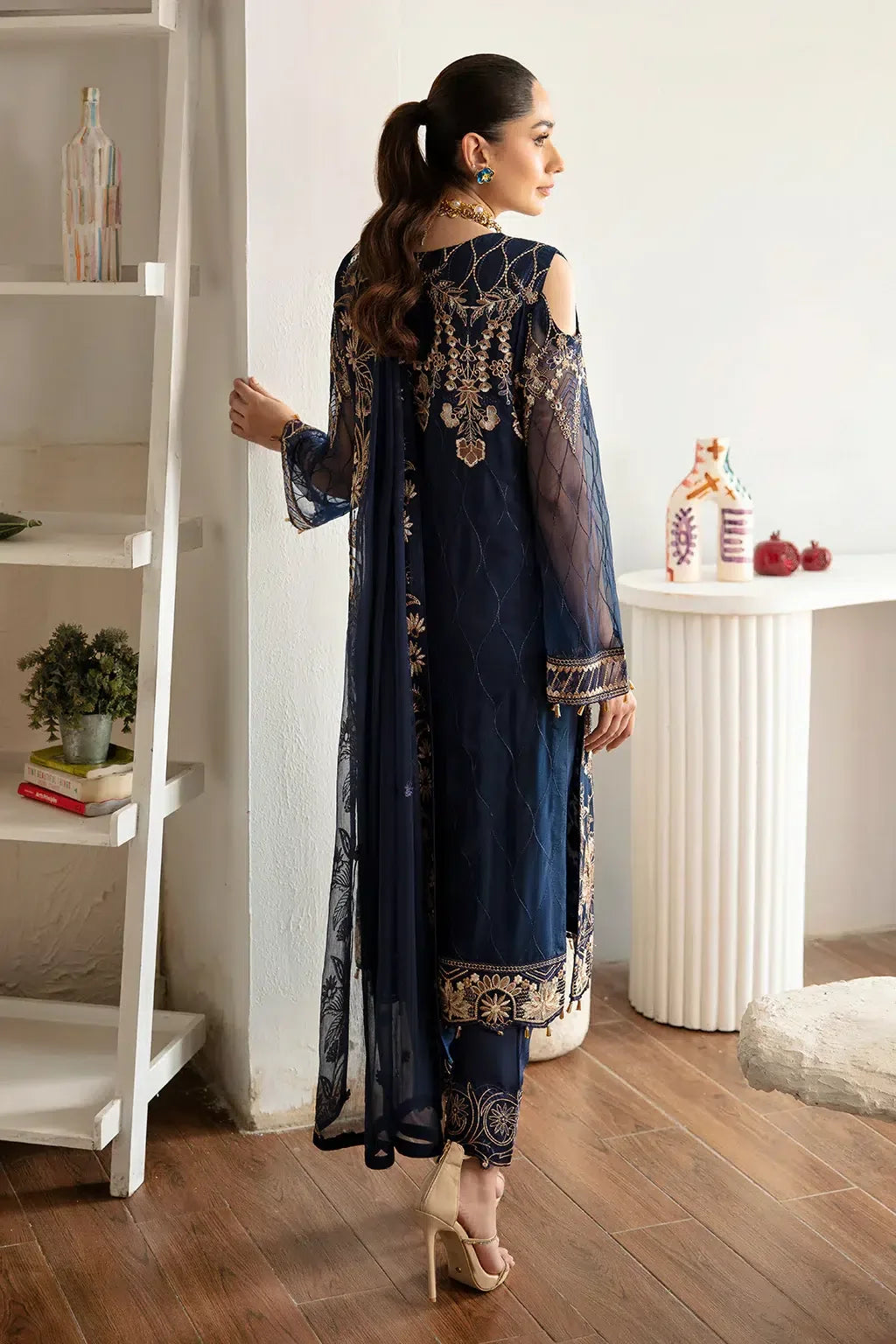 Ramsha | Rangoon Chiffon Collection | D-1111 - Aqsa Fabrics