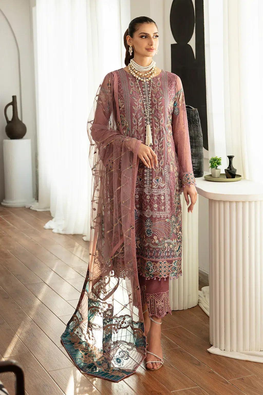 Ramsha | Rangoon Chiffon Collection | D-1102 - Aqsa Fabrics