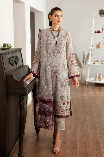 Ramsha | Rangoon Chiffon Collection | D-1109 - Aqsa Fabrics
