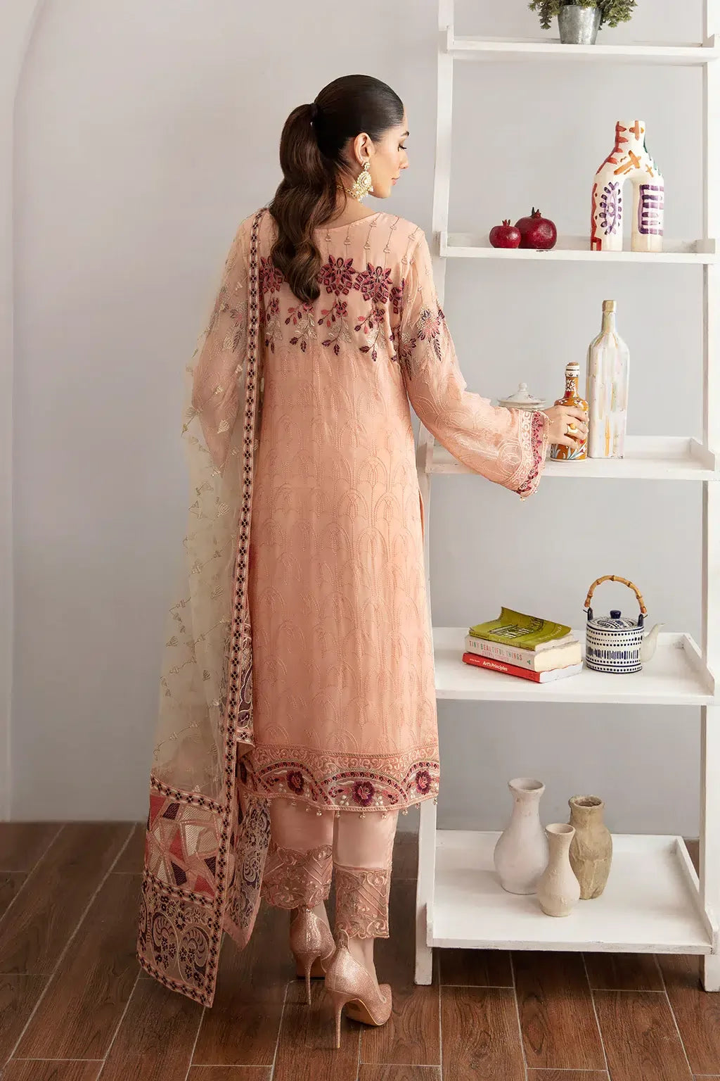 Ramsha | Rangoon Chiffon Collection | D-1112 - Aqsa Fabrics