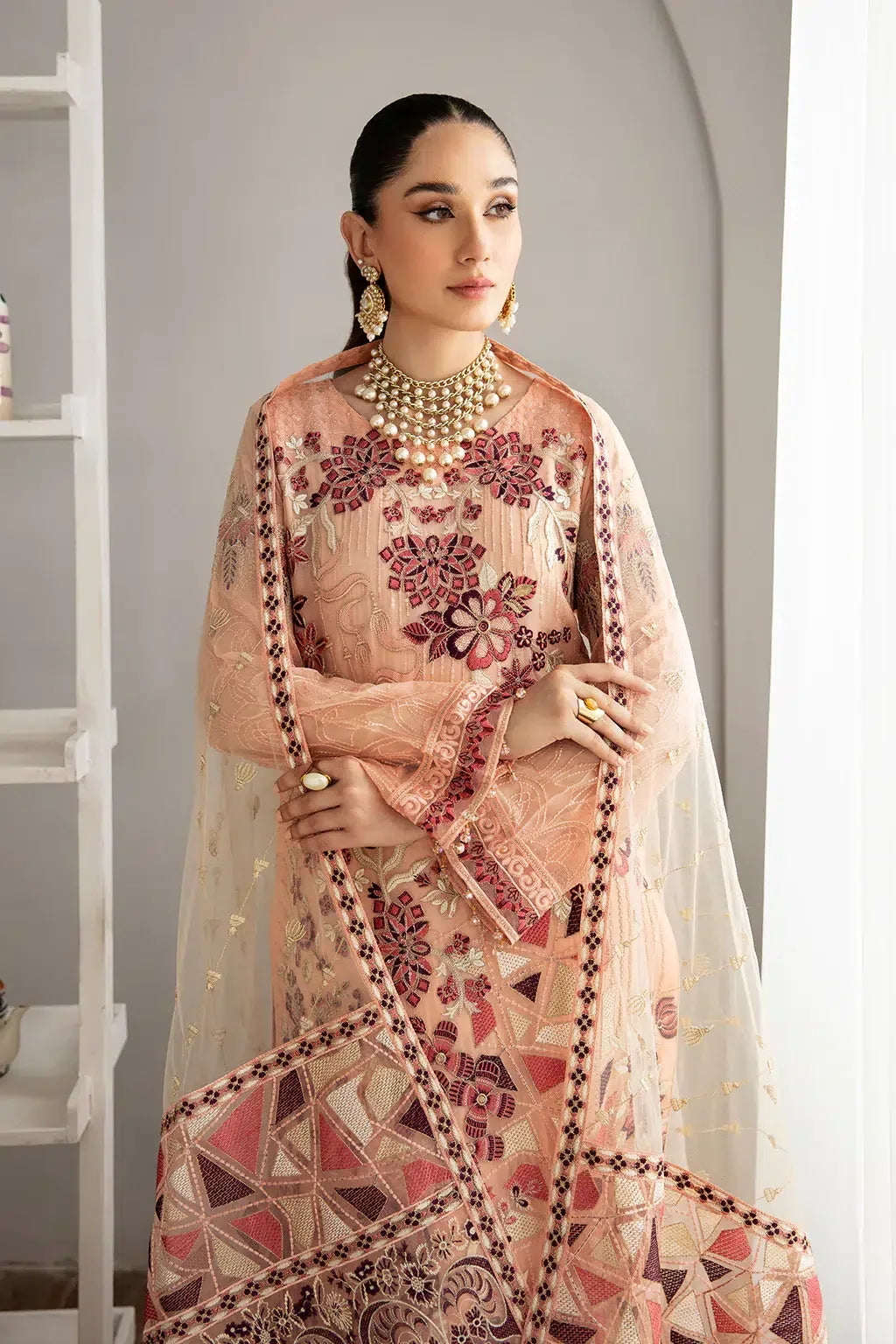 Ramsha | Rangoon Chiffon Collection | D-1112 - Aqsa Fabrics