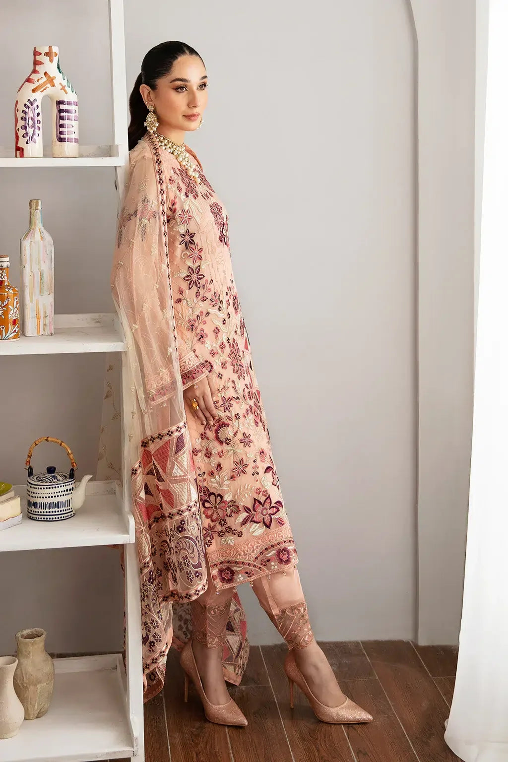 Ramsha | Rangoon Chiffon Collection | D-1112 - Aqsa Fabrics