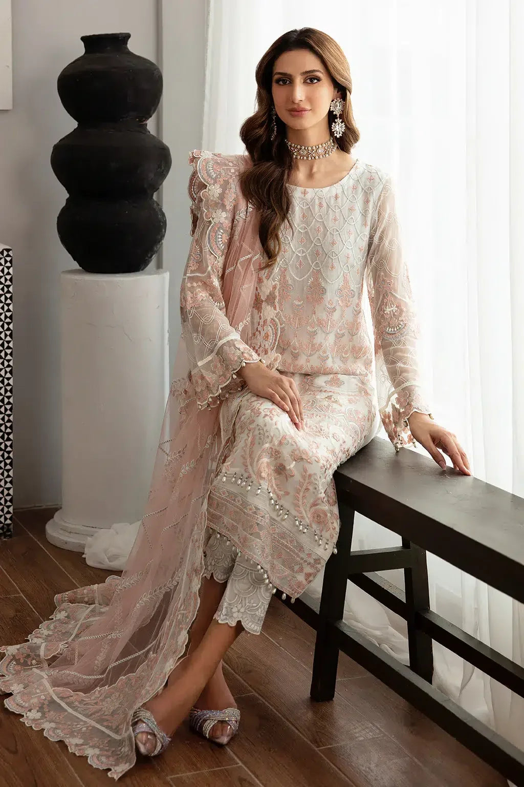 Ramsha | Rangoon Chiffon Collection | D-1103 - Aqsa Fabrics