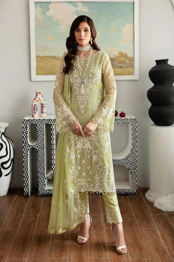 Ramsha | Rangoon Chiffon Collection | D-1105 - Aqsa Fabrics