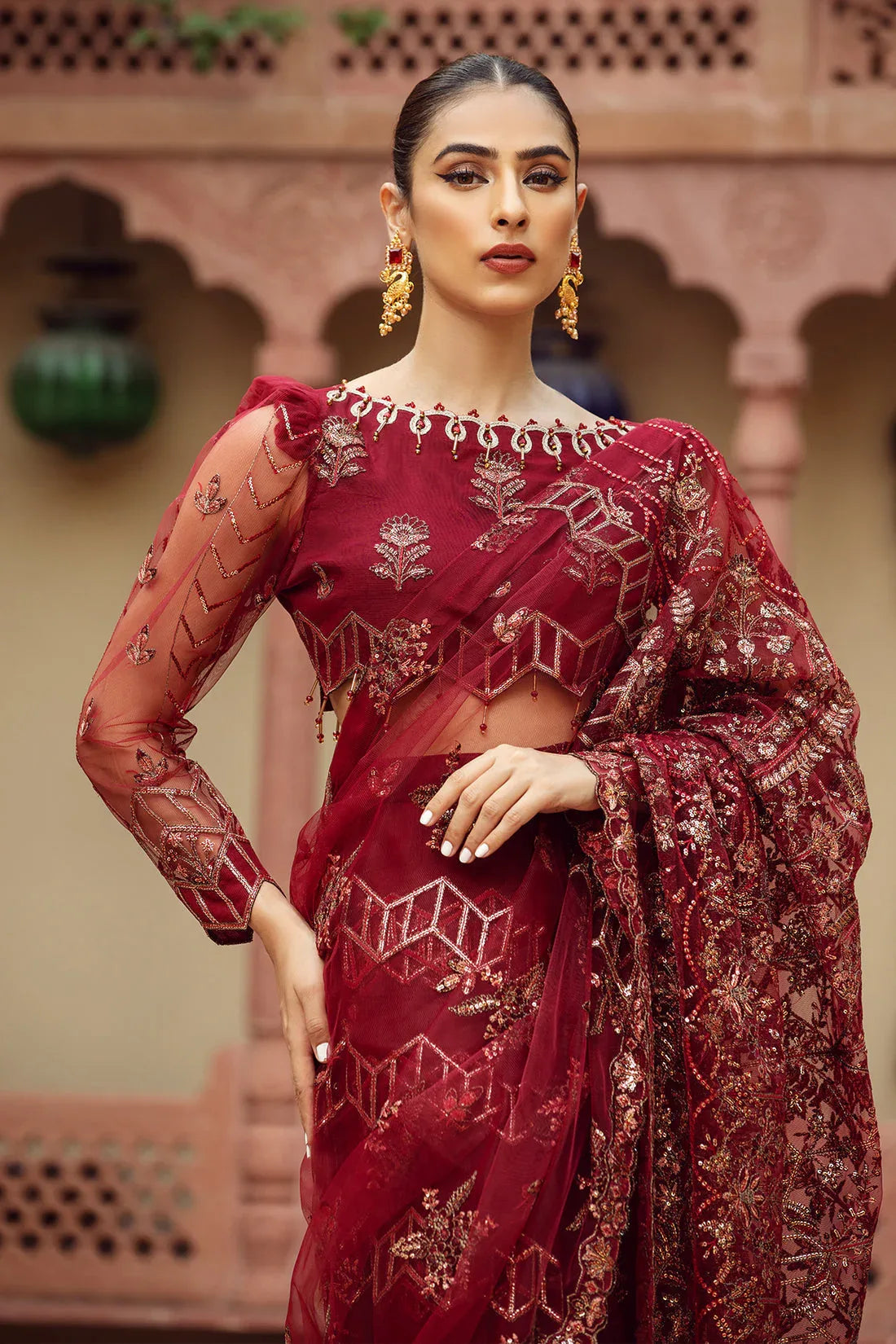 Alizeh | Formals Collection | Rungrez - Aqsa Fabrics