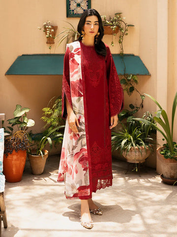 Izel | Dastak Luxury Lawn | REET - Aqsa Fabrics