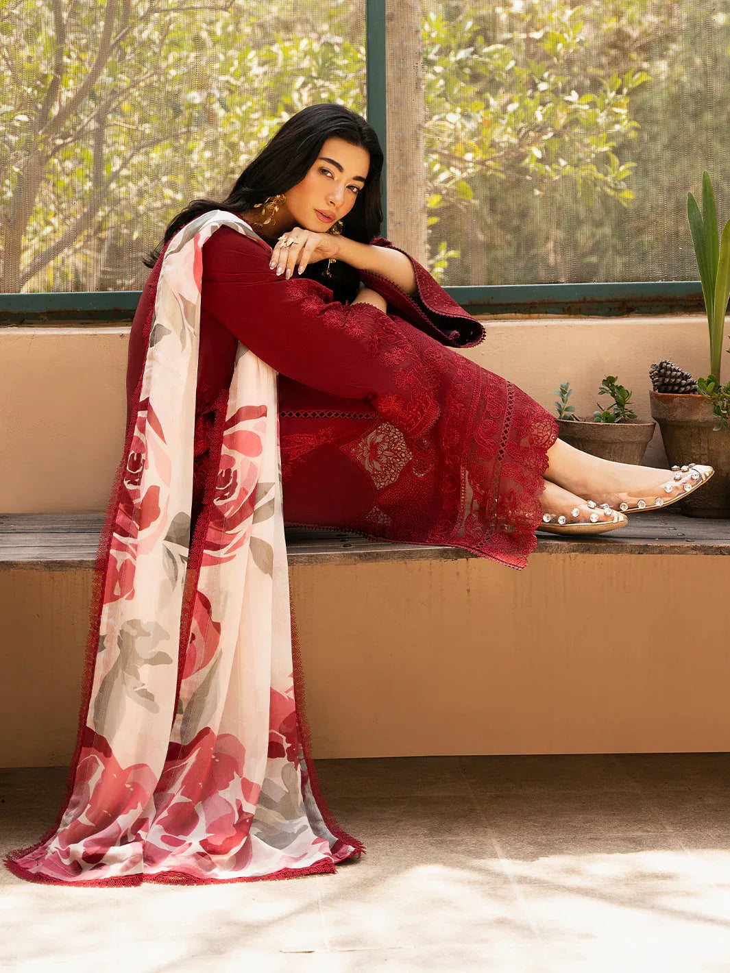 Izel | Dastak Luxury Lawn | REET - Aqsa Fabrics