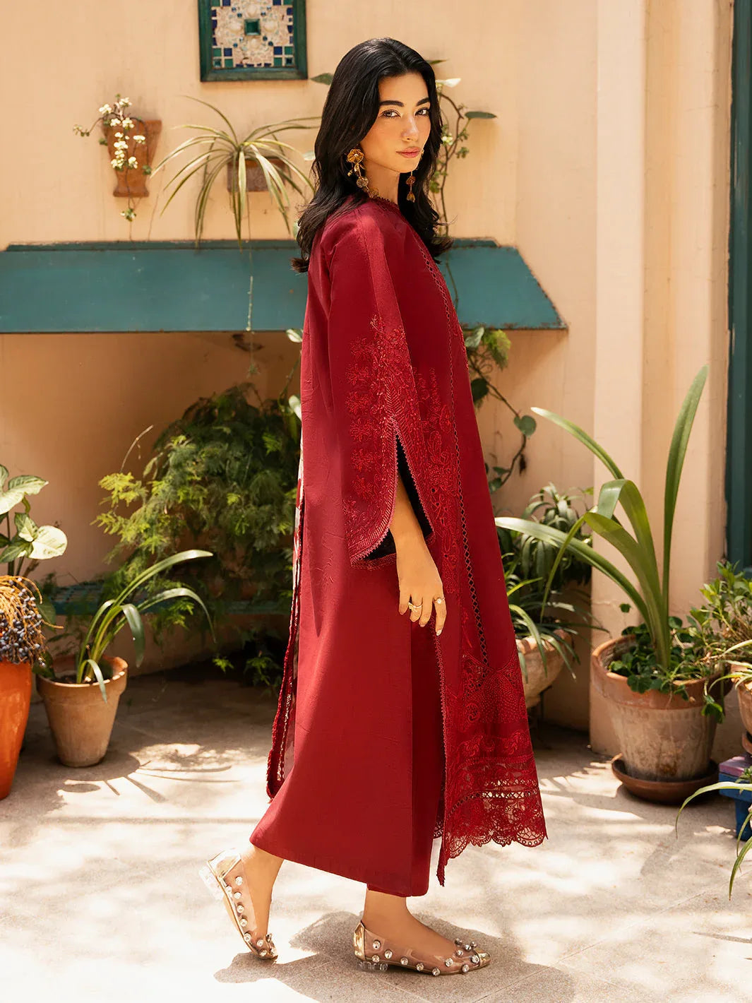 Izel | Dastak Luxury Lawn | REET - Aqsa Fabrics