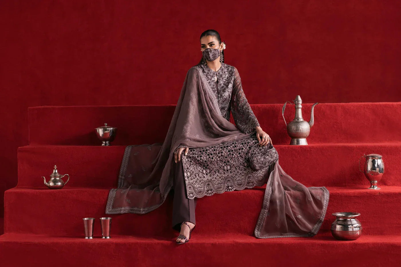 Flossie | Kohinoor Formals | KOH-106 (A) - Aqsa Fabrics
