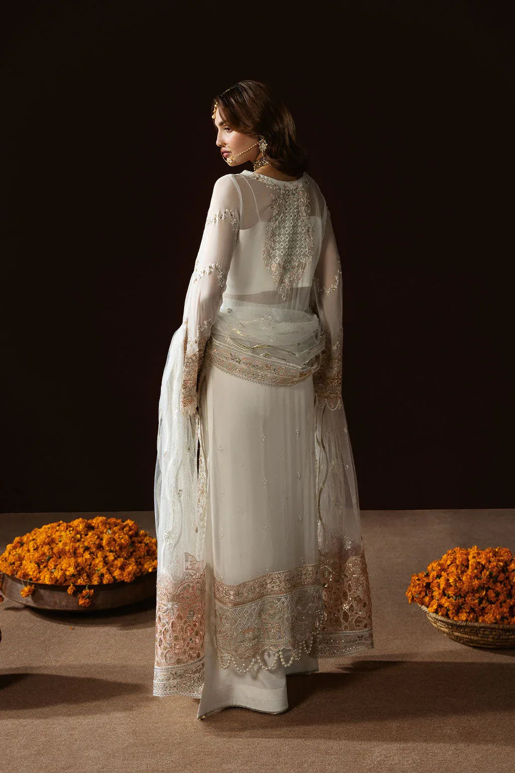 Ramsha | Dastak Luxury Chiffon Collection | Q-204 - Aqsa Fabrics