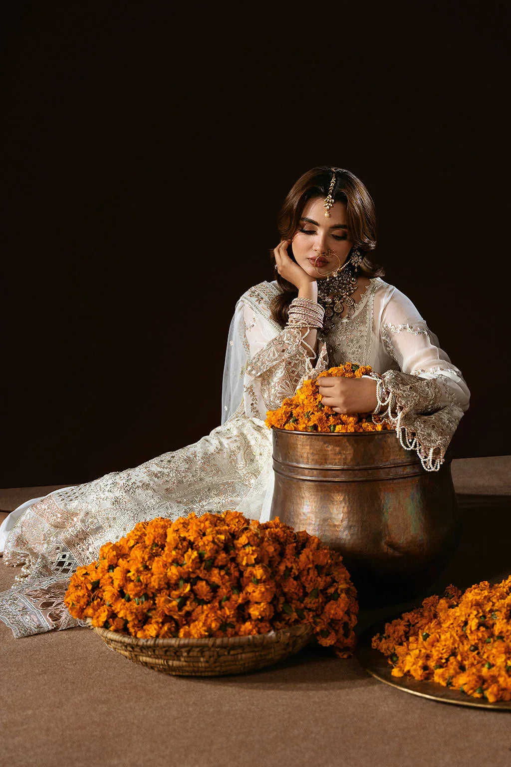 Ramsha | Dastak Luxury Chiffon Collection | Q-204 - Aqsa Fabrics