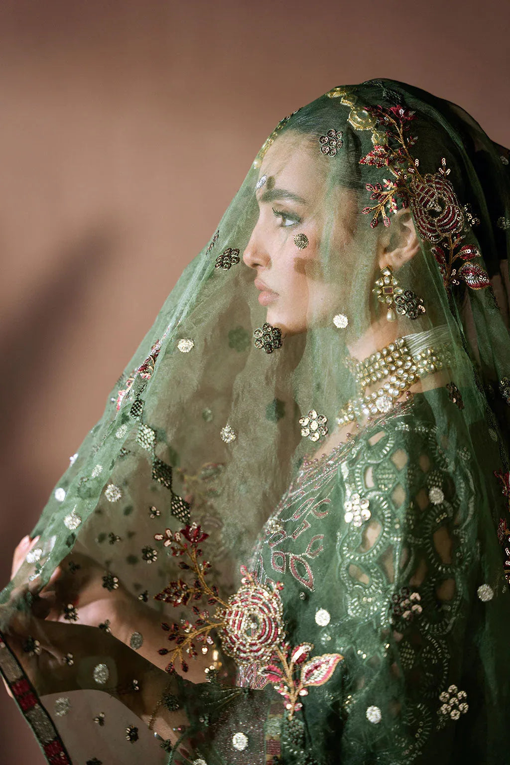 Ramsha | Dastak Luxury Chiffon Collection | Q-201 - Aqsa Fabrics