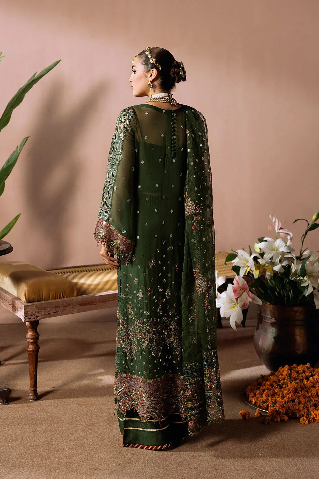 Ramsha | Dastak Luxury Chiffon Collection | Q-201 - Aqsa Fabrics