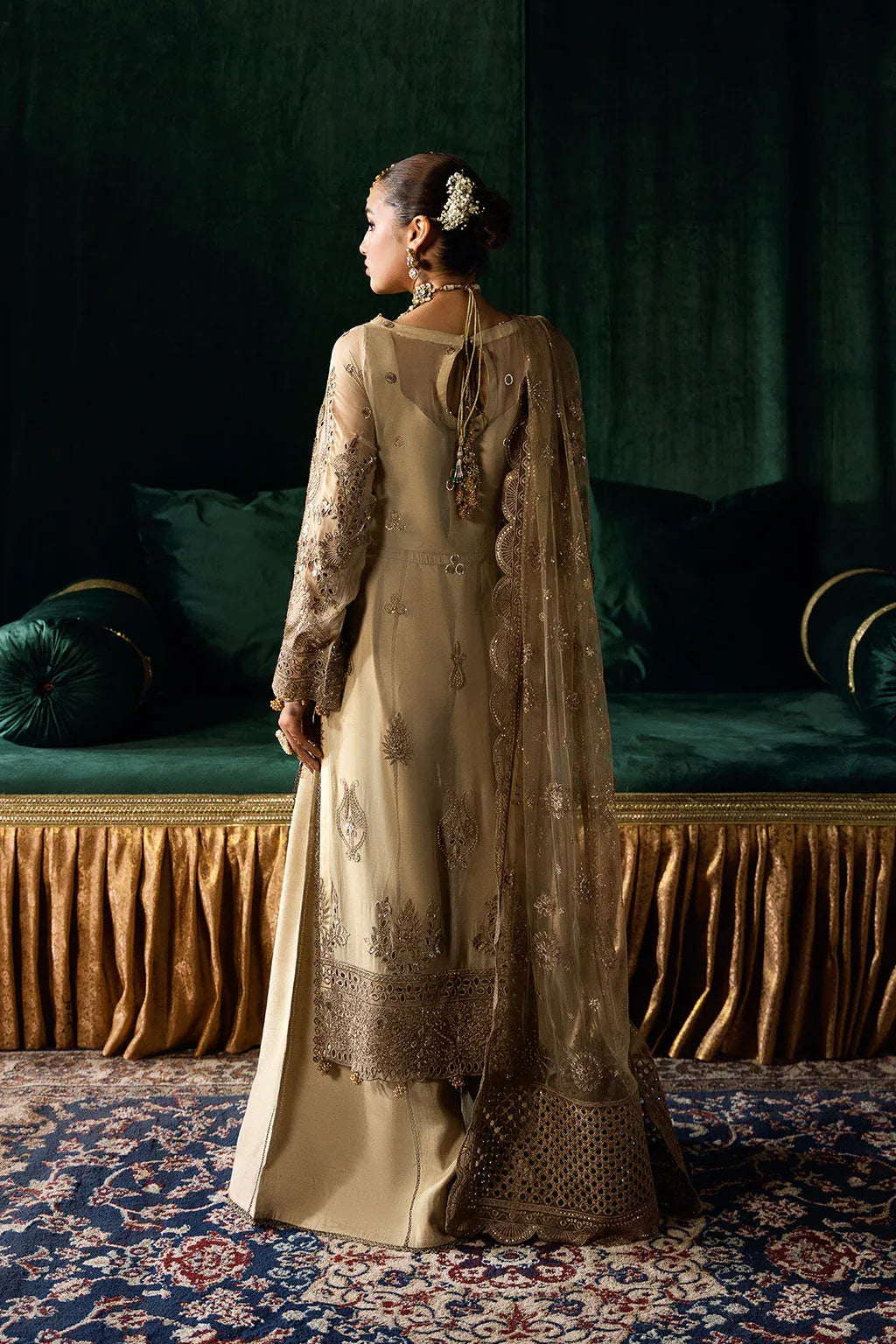 Ramsha | Dastak Luxury Chiffon Collection | Q-207 - Aqsa Fabrics