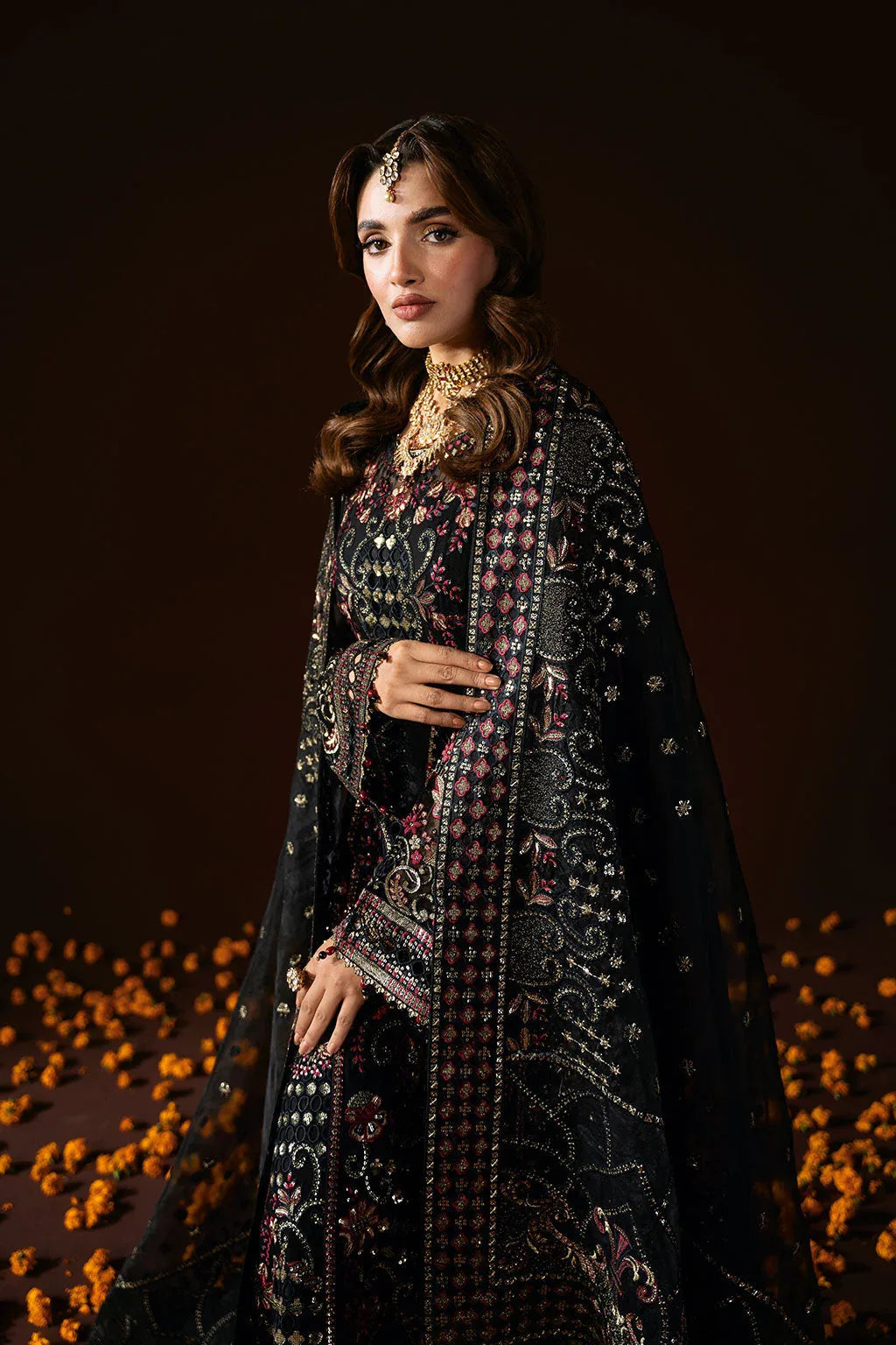 Ramsha | Dastak Luxury Chiffon Collection | Q-205 - Aqsa Fabrics