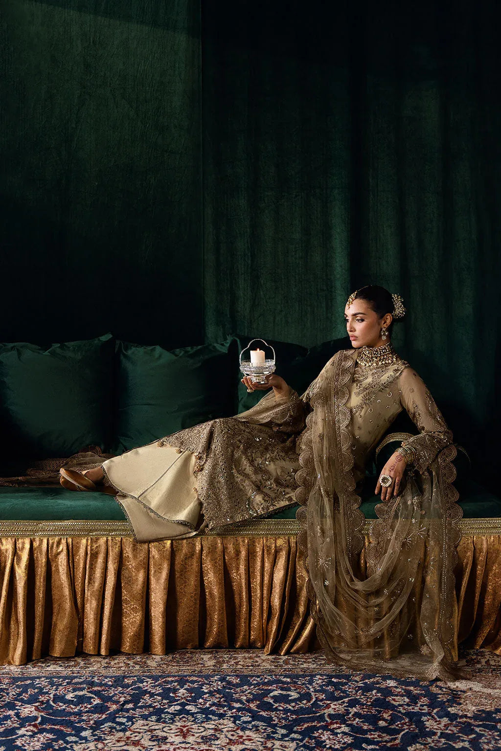 Ramsha | Dastak Luxury Chiffon Collection | Q-207 - Aqsa Fabrics