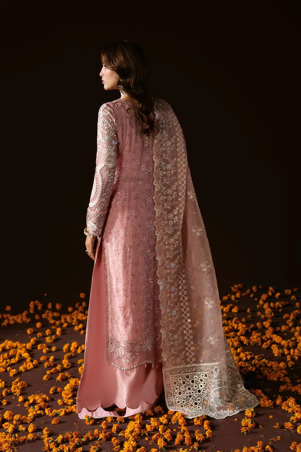 Ramsha | Dastak Luxury Chiffon Collection | Q-202 - Aqsa Fabrics