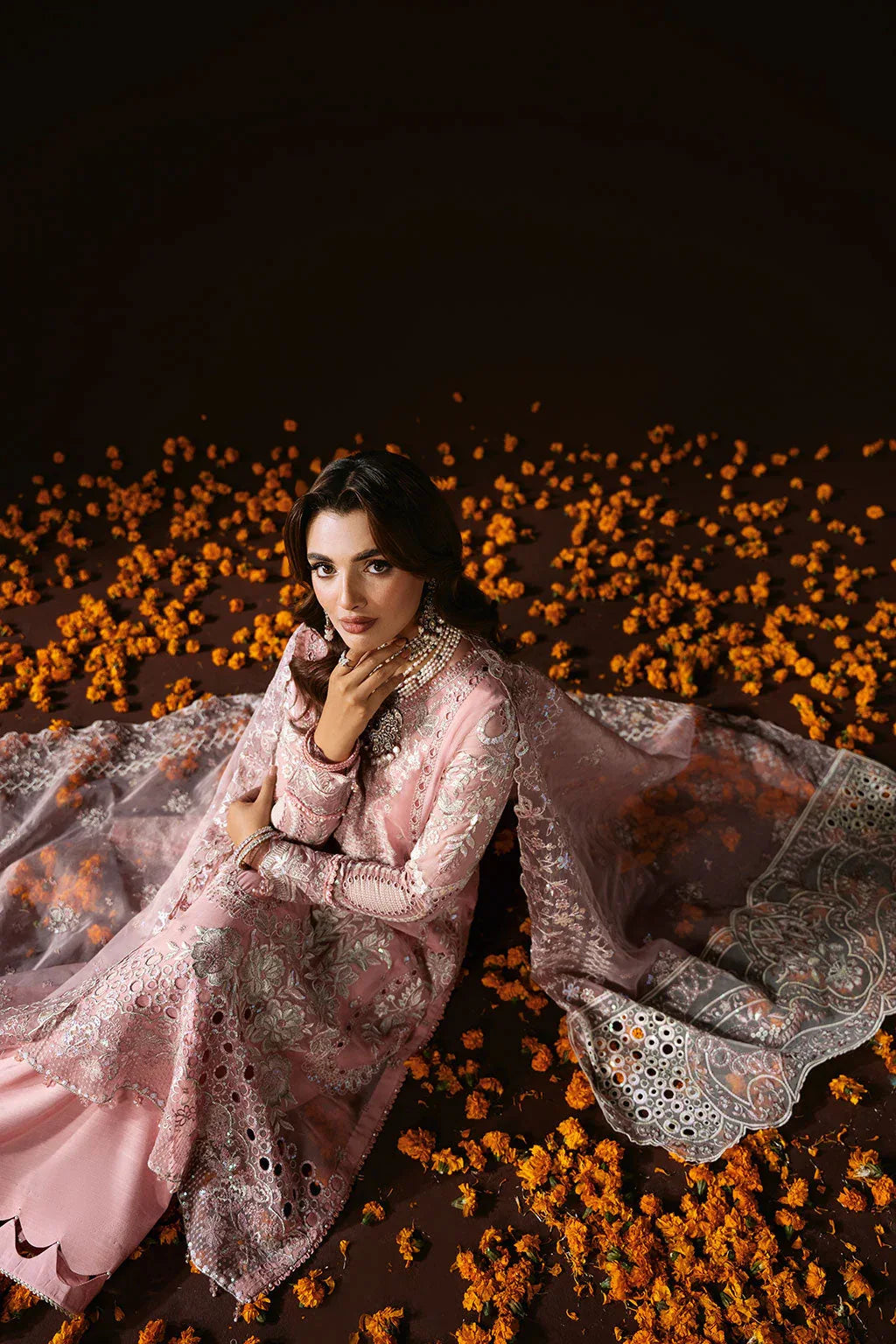 Ramsha | Dastak Luxury Chiffon Collection | Q-202 - Aqsa Fabrics