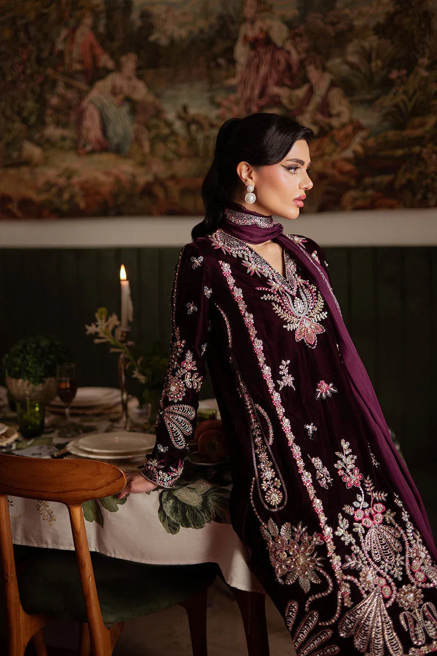 Saira Rizwan | Velvet Pret 25 | SHABNAM-SRVP25-05 - Aqsa Fabrics