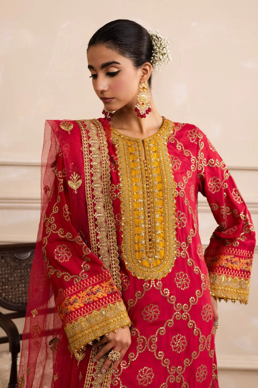 Maryum N Maria | Izara Formals | ROHA - MW40036 - Aqsa Fabrics