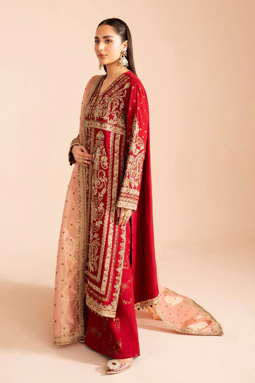 Maryum N Maria | Zircon Formals | ROSHANAK - MS40083 - Aqsa Fabrics