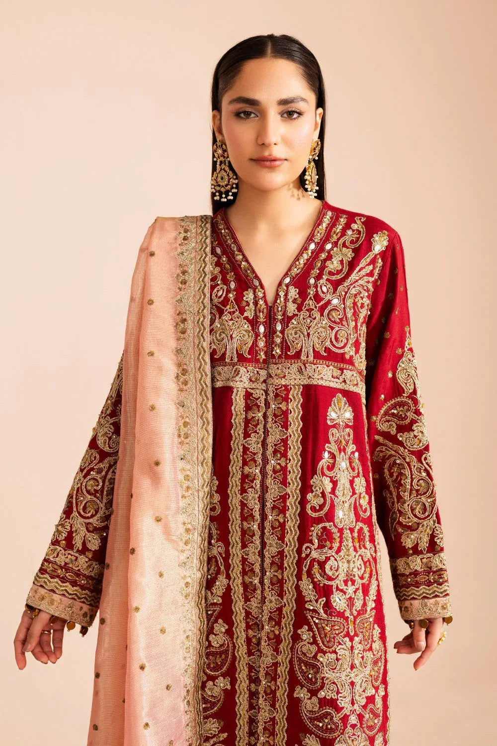 Maryum N Maria | Zircon Formals | ROSHANAK - MS40083 - Aqsa Fabrics