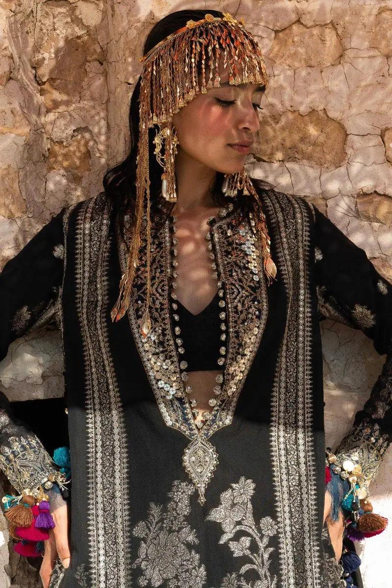 Sana Safinaz | Winter Luxury 23 | S231-001A-DF - Aqsa Fabrics