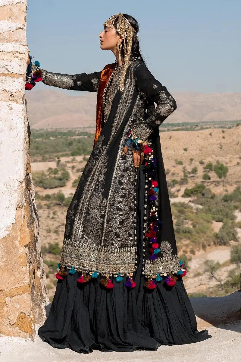 Sana Safinaz | Winter Luxury 23 | S231-001A-DF - Aqsa Fabrics