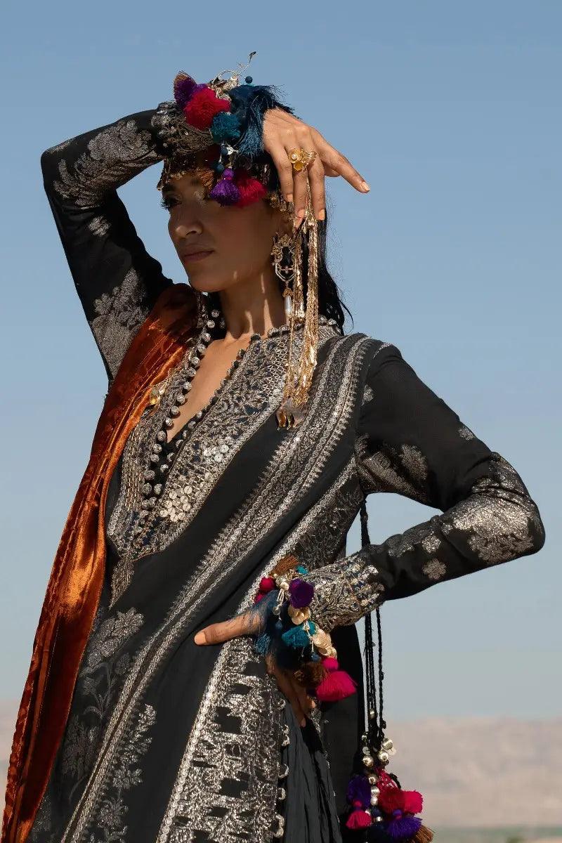 Sana Safinaz | Winter Luxury 23 | S231-001A-DF - Aqsa Fabrics