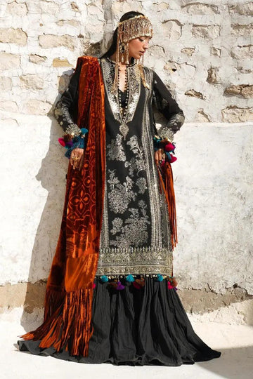 Sana Safinaz | Winter Luxury 23 | S231-001A-DF - Aqsa Fabrics