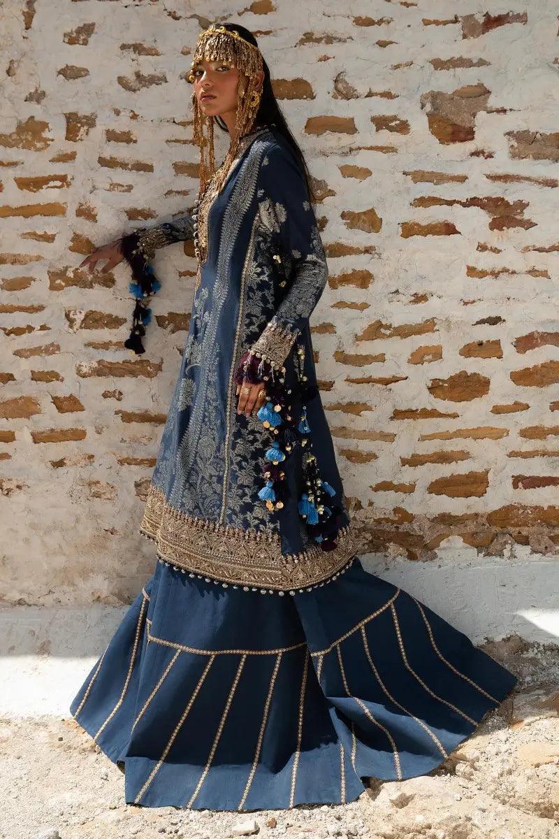 Sana Safinaz | Winter Luxury 23 | S231-001B-DF - Aqsa Fabrics