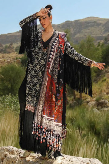 Sana Safinaz | Winter Luxury 23 | S231-002A-CP - Aqsa Fabrics