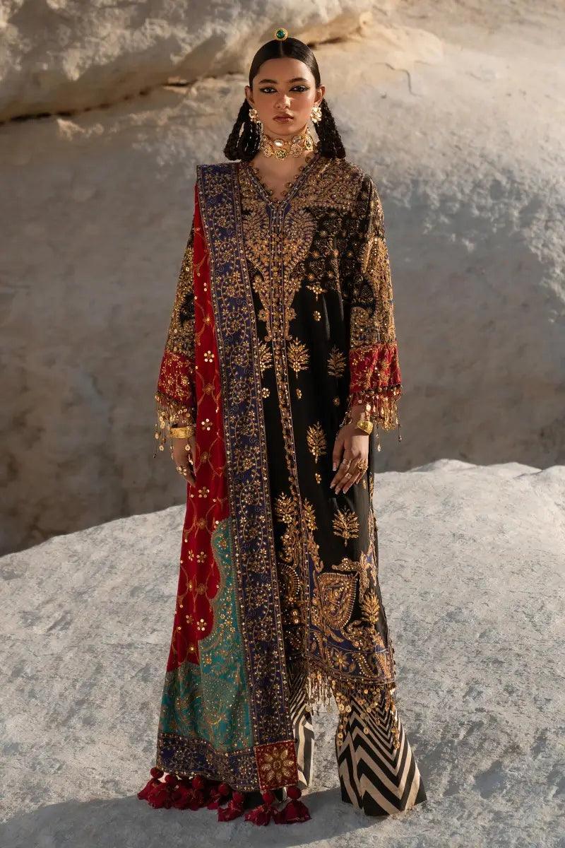 Sana Safinaz | Winter Luxury 23 | S231-003A-CP - Aqsa Fabrics