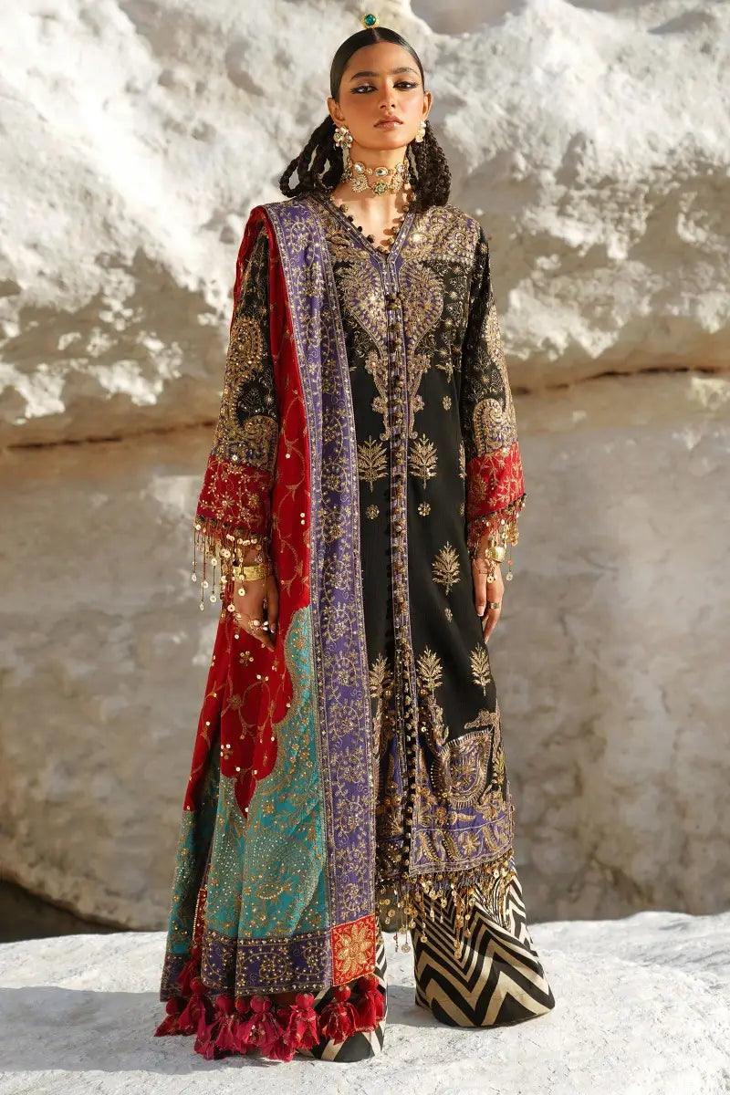 Sana Safinaz | Winter Luxury 23 | S231-003A-CP - Aqsa Fabrics
