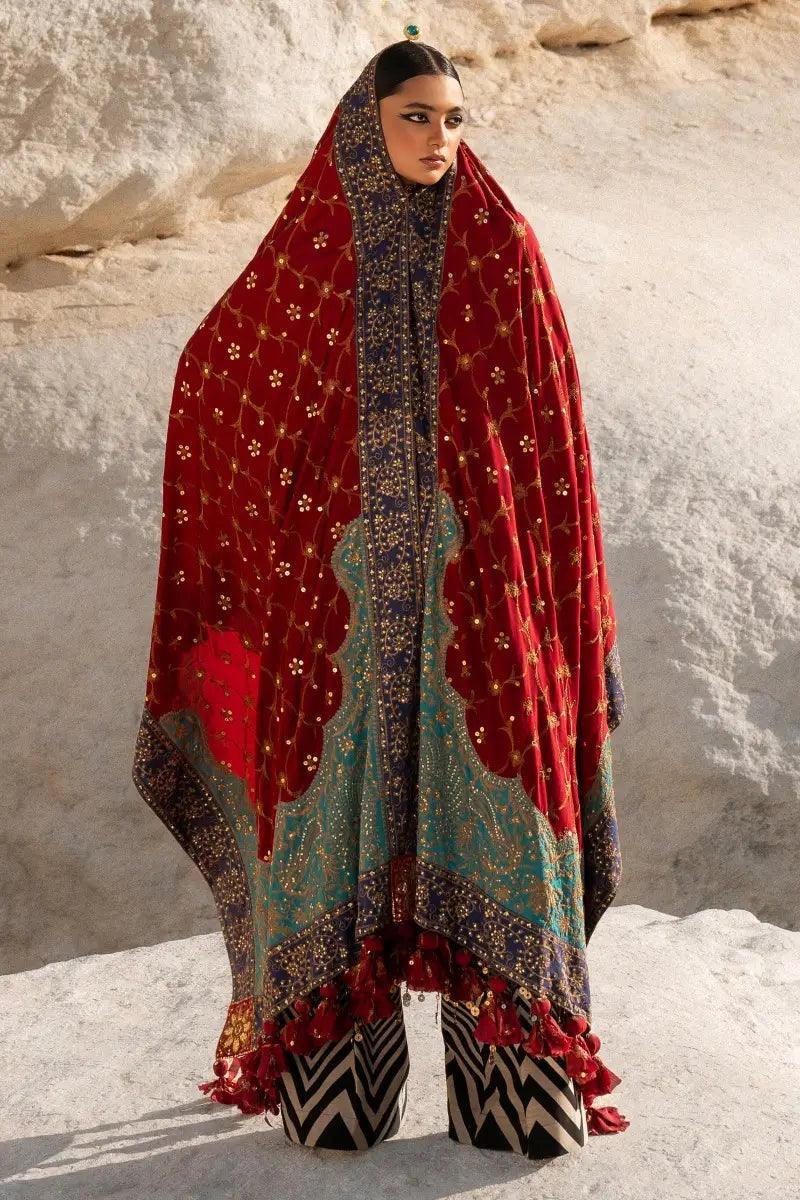 Sana Safinaz | Winter Luxury 23 | S231-003A-CP - Aqsa Fabrics