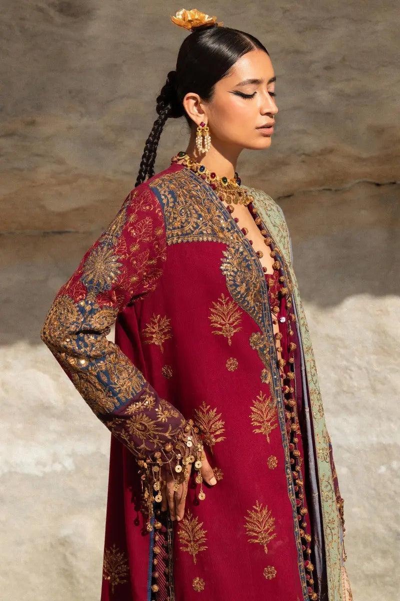 Sana Safinaz | Winter Luxury 23 | S231-003B-CP - Aqsa Fabrics