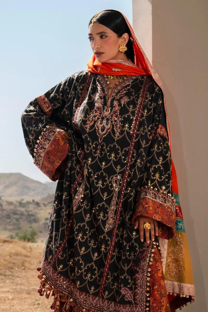 Sana Safinaz | Winter Luxury 23 | S231-004A-CP - Aqsa Fabrics