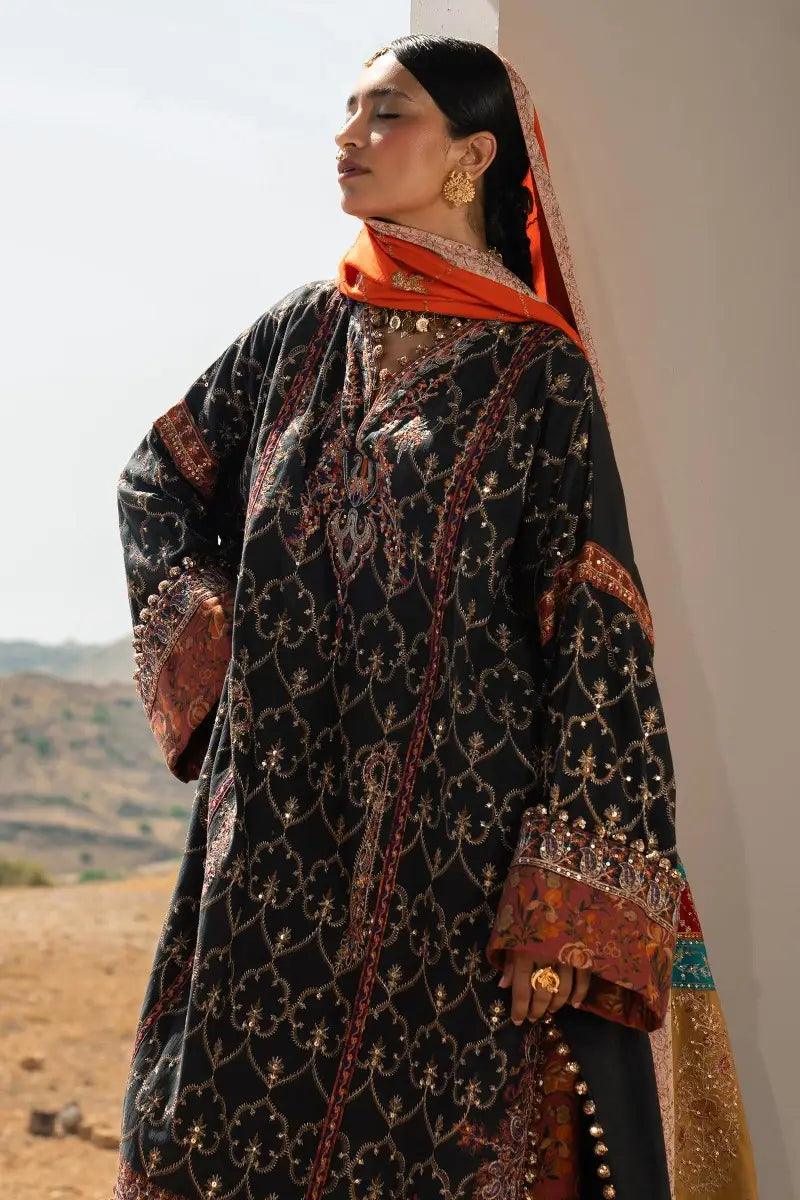 Sana Safinaz | Winter Luxury 23 | S231-004A-CP - Aqsa Fabrics