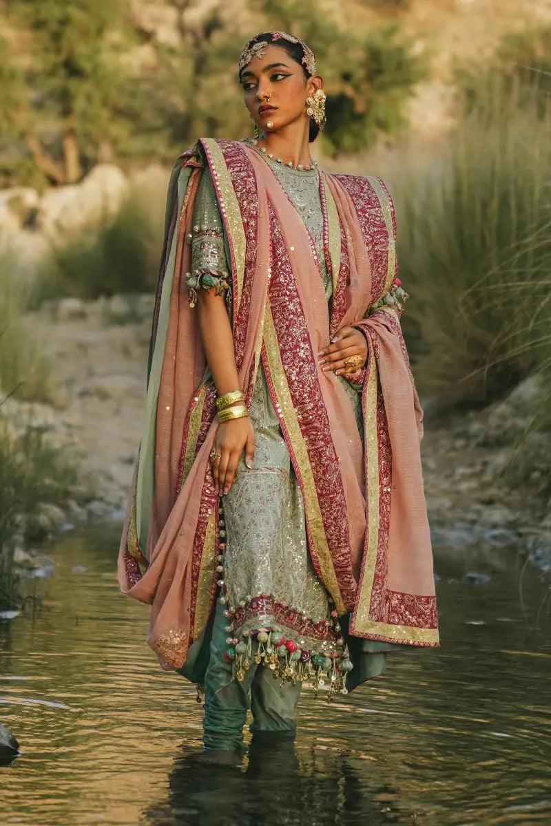 Sana Safinaz | Winter Luxury 23 | S231-006B-CV - Aqsa Fabrics